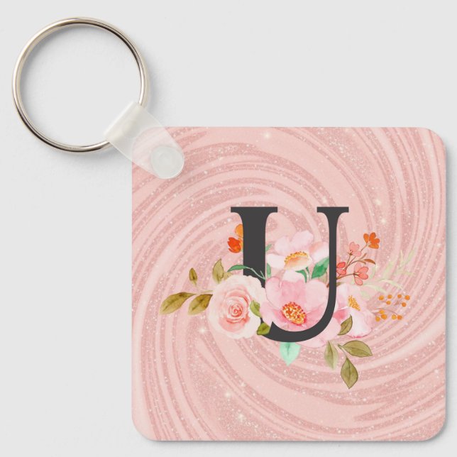 Letter U Keychain (Front)