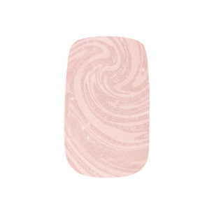 Letter U Minx Nail Art