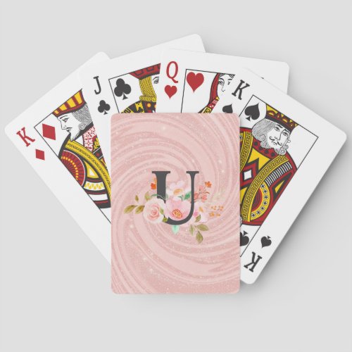 Letter U Poker Cards