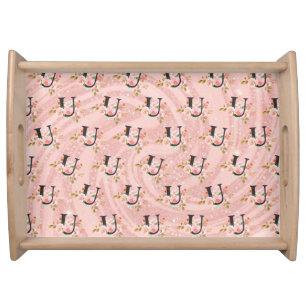 Letter U Serving Tray