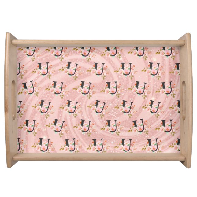 Letter U Serving Tray (Front)