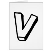 Letter V (Front)