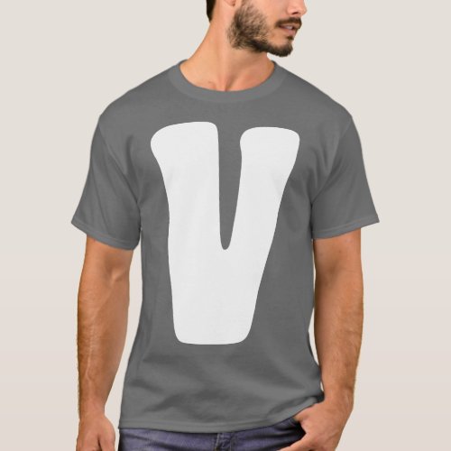 Letter V 1 T_Shirt