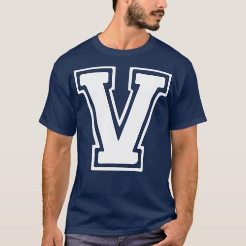 Letter V 2 T_Shirt