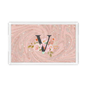 Letter V Acrylic Tray