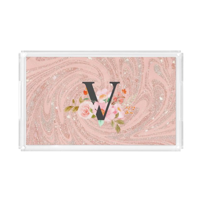 Letter V Acrylic Tray (Front)