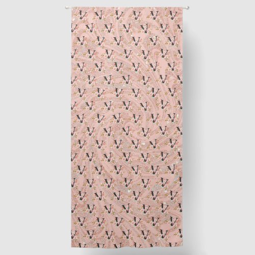 Letter V Blackout Curtains