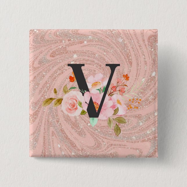 Letter V Button (Front)