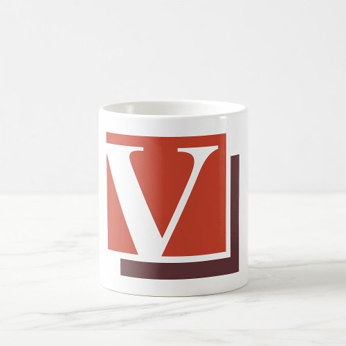 Letter V Coffee Mug