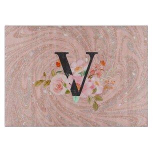 Letter V Cutting Board