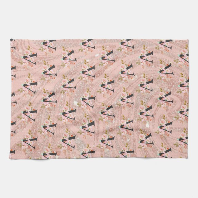 Letter V Kitchen Towel (Horizontal)