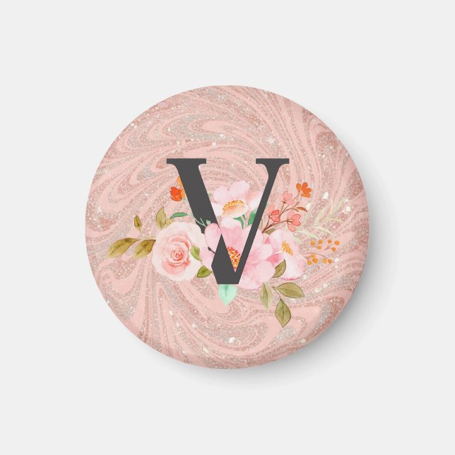 Letter V Magnet (Front)
