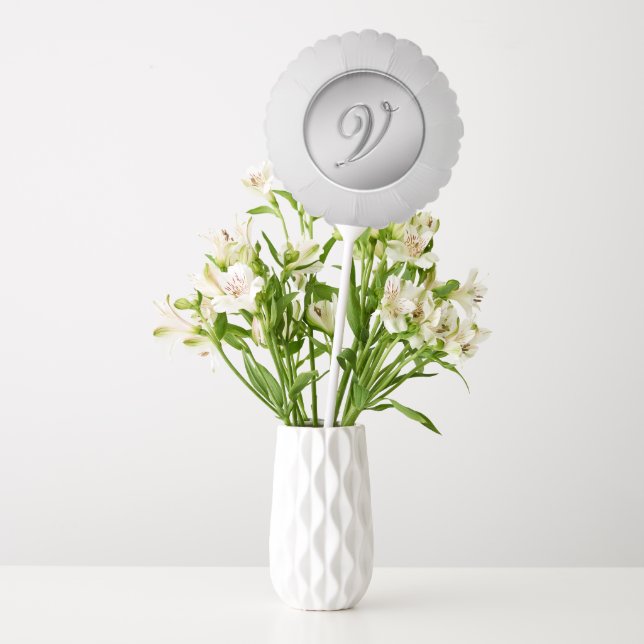 "Letter V" Monogram Balloon (Vase)