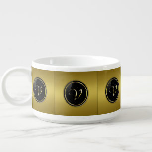 "Letter V" Monogram Bowl