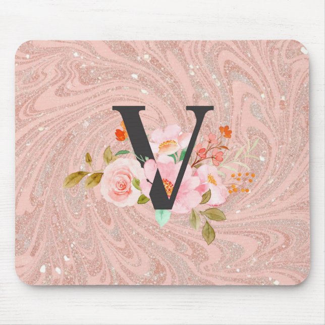 Letter V Mouse Pad (Front)