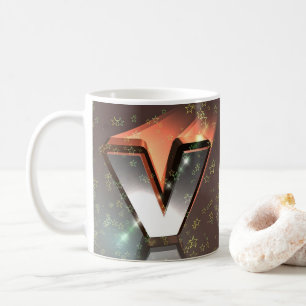 Letter V Mug