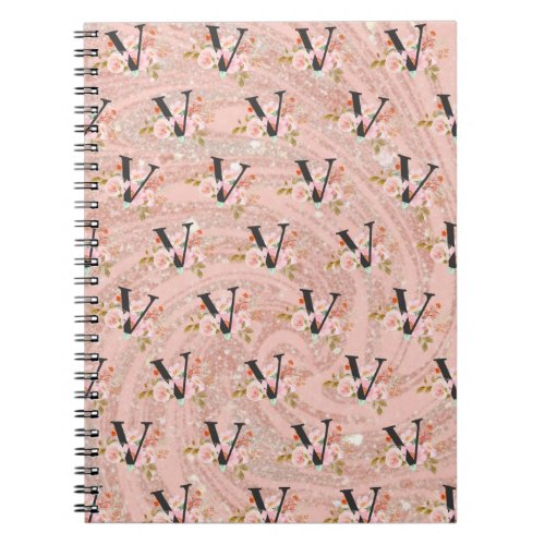 Letter V Notebook
