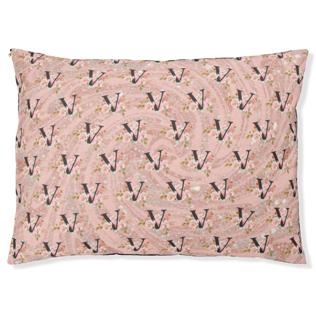 Letter V Pet Bed (Front)