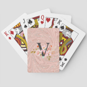 Letter V Poker Cards