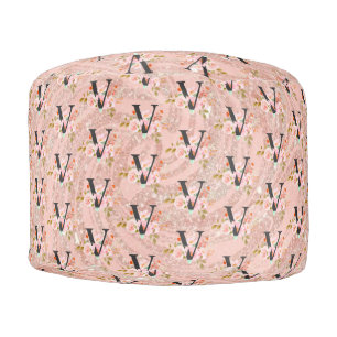 Letter V Pouf