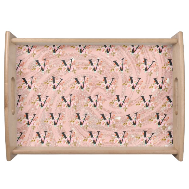 Letter V Serving Tray (Front)