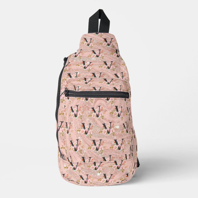 Letter V Sling Bag (Front)