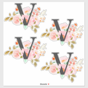 Letter V Sticker