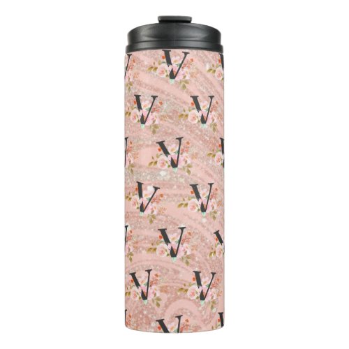 Letter V Thermal Tumbler