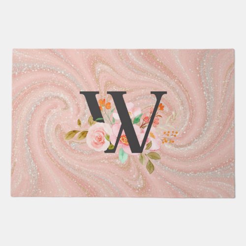 Letter W Doormat