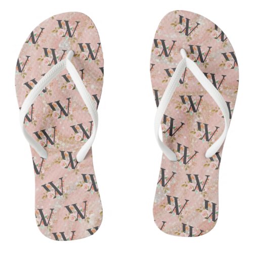 Letter W Flip Flops