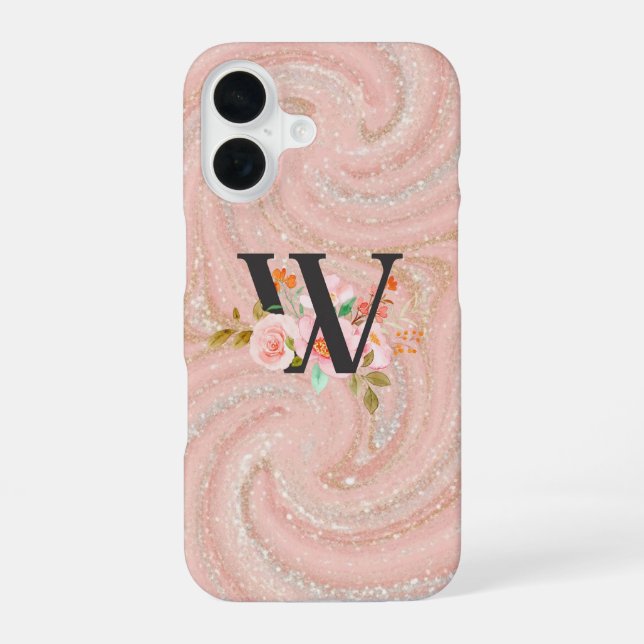 Letter W Iphone Case (Back)