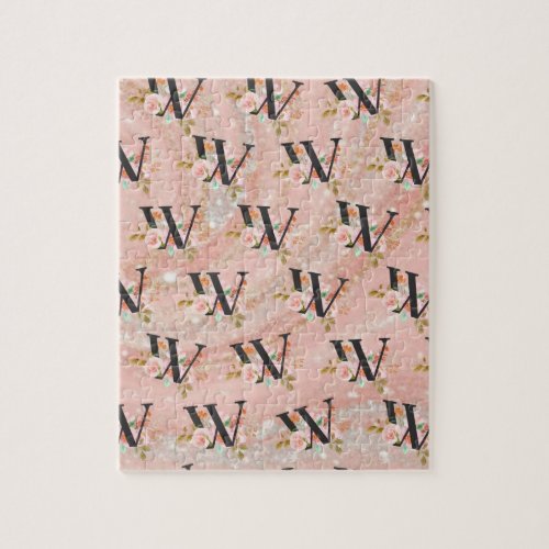 Letter W Jigsaw Puzzle