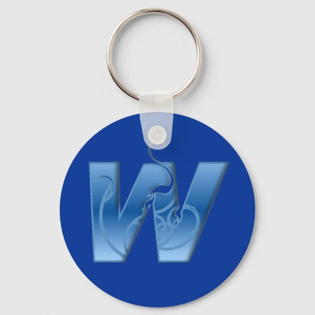 Letter W Keychain (Front)