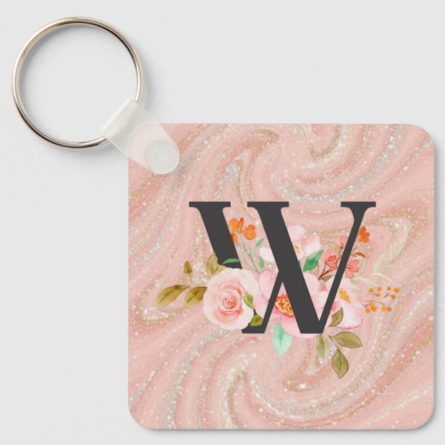 Letter W Keychain (Front)
