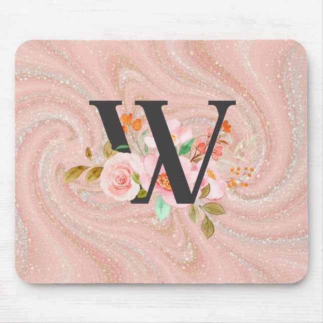 Letter W Mouse Pad (Front)
