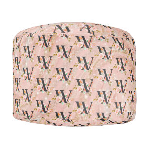 Letter W Pouf