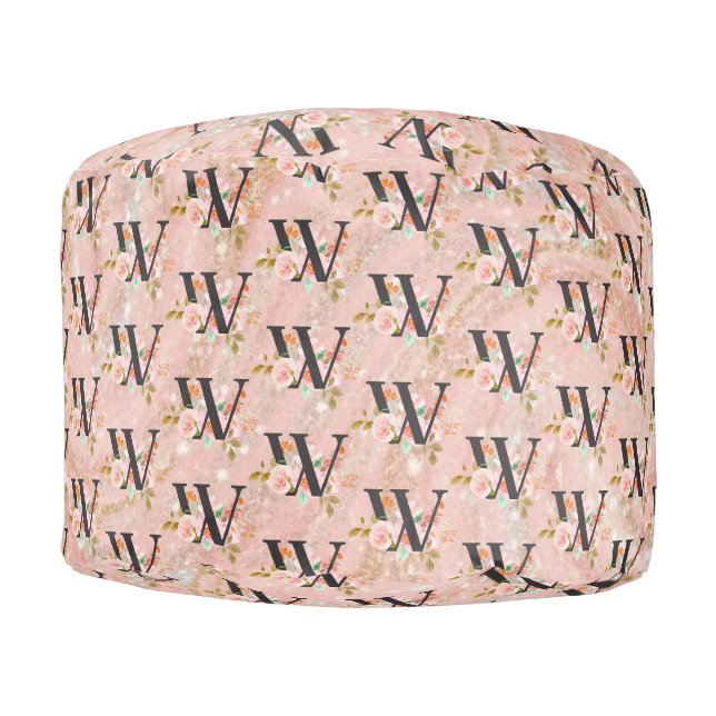Letter W Pouf (Front)