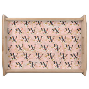 Letter W Serving Tray
