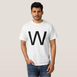 Letter W T-Shirt
