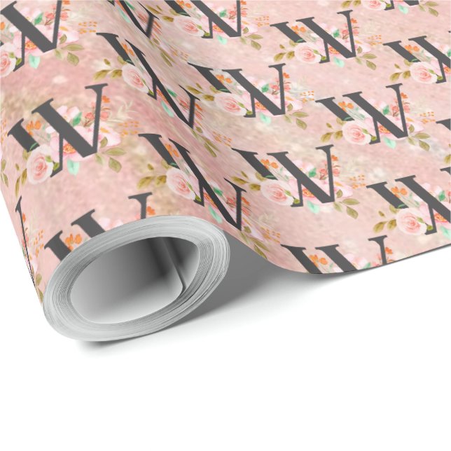Letter W Wrapping Paper (Roll Corner)