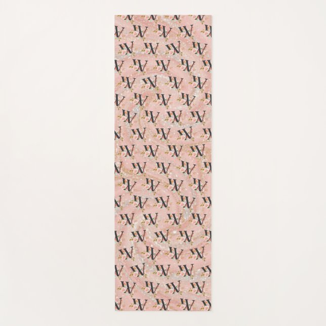 Letter W Yoga Mat (Front)