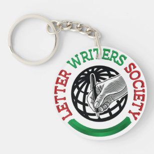 Letter Writers Society Acrylic Keychain