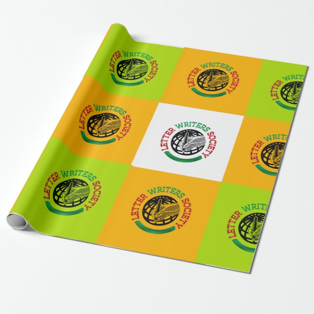 Letter Writers Society Wrapping Paper (Unrolled)