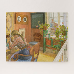 Letter Writing by Carl Larsson Jigsaw Puzzle