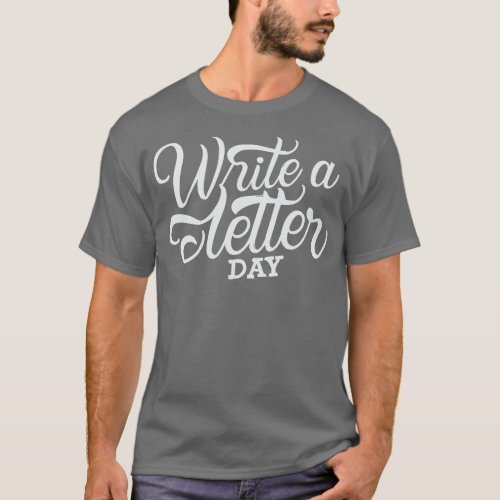 Letter Writing Day December T_Shirt