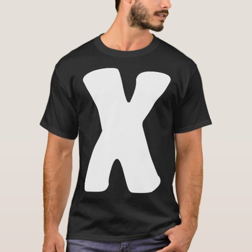 Letter X 1 T_Shirt