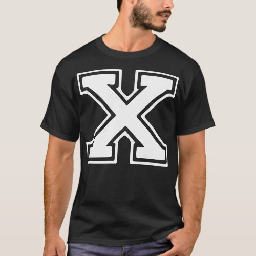 Letter X 2 T_Shirt