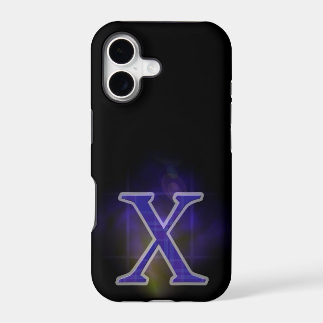 Letter X Iphone Case (Back)