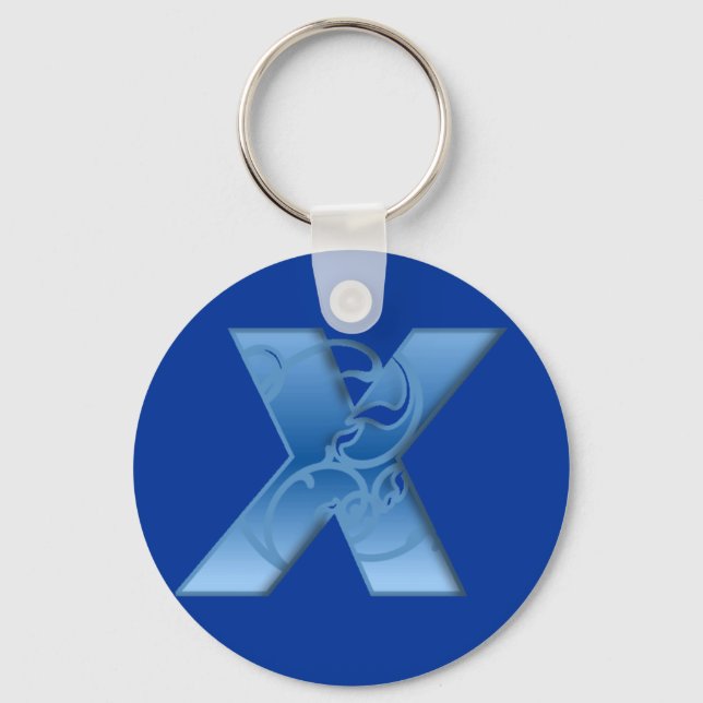 Letter X Keychain (Front)
