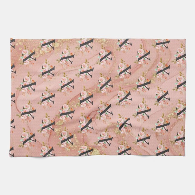 Letter X Kitchen Towel (Horizontal)